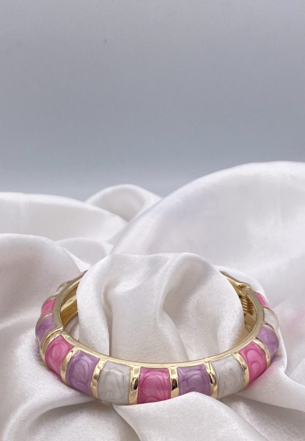 Bracelet indien rose